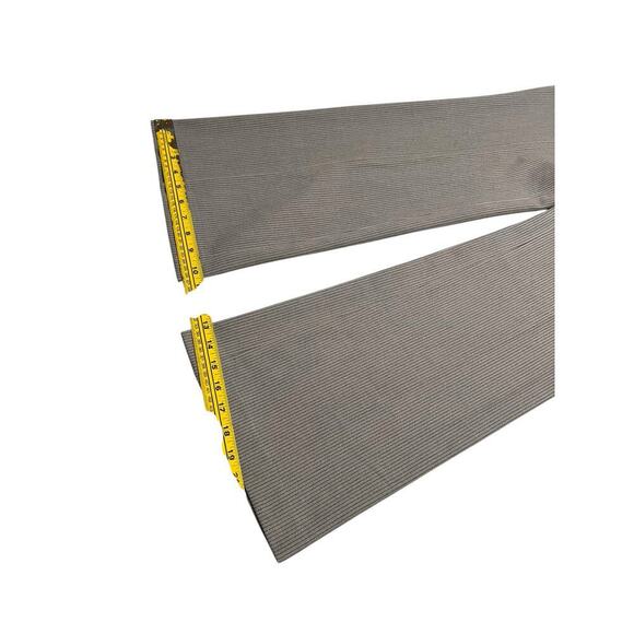 EXPRESS Women’s Editor Wide Leg / Flare Mid Rise Dress Pants - Striped - 4R - Picture 10 of 10